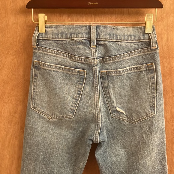 Gap denim cheeky straight leg high rise jeans - Picture 9 of 13